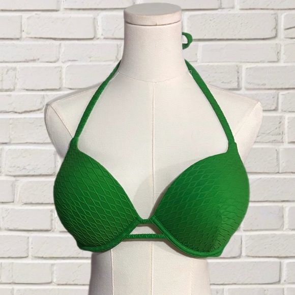 Victoria’s Secret Bikini Top- Padded Push Up 36C - Picture 1 of 4